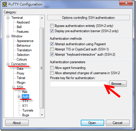 8-2_GCE-VM-Putty-Auth-PrivateKey