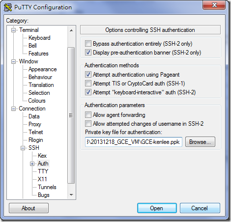 8-3_GCE-VM-Putty-Auth-PrivateKeyLoaded